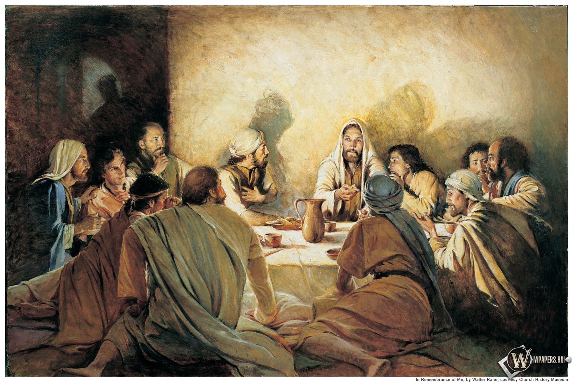 Пасхальная вечеря перед распятием Христа