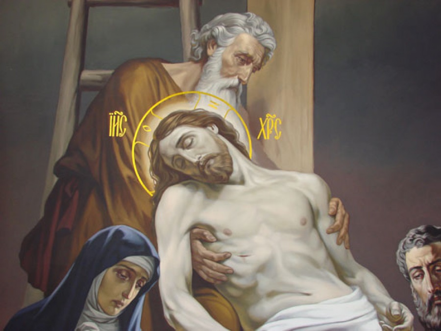 Христос после распятия